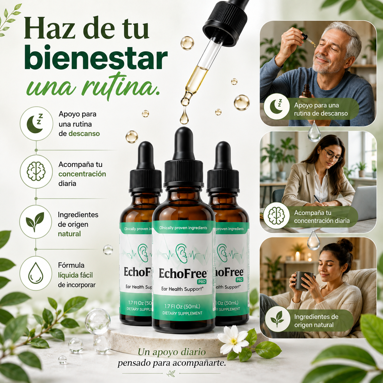 EchoFree Drops | Gotas de Alivio Auditivo